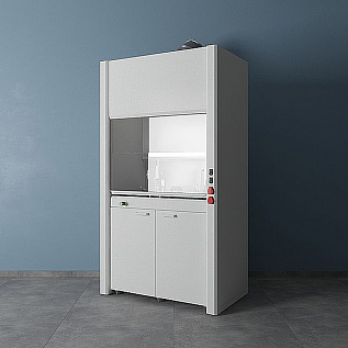 Шкаф вытяжной металлический ЛК-1800 ШВ-МЕТ (Нерж. сталь)